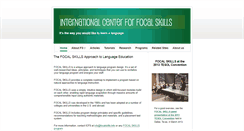 Desktop Screenshot of focalskills.info